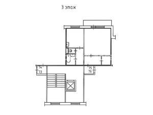 1-к квартира, на длительный срок, 40м2, 3/10 этаж