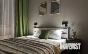 2-к квартира, посуточно, 60м2, 1/1 этаж