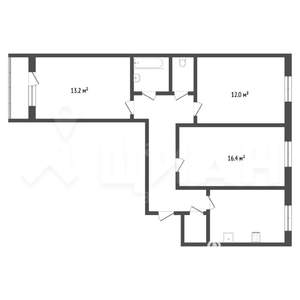 3-к квартира, на длительный срок, 80м2, 8/16 этаж