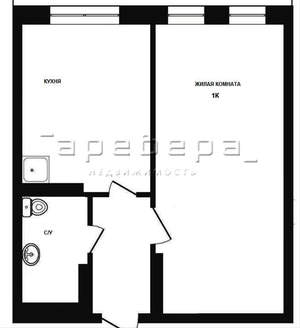 1-к квартира, на длительный срок, 39м2, 16/24 этаж