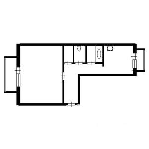 1-к квартира, на длительный срок, 41м2, 3/9 этаж