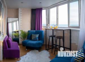 1-к квартира, посуточно, 42м2, 12/14 этаж