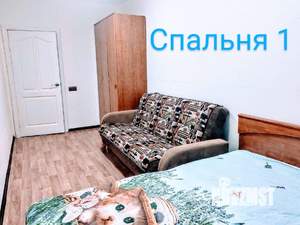 3-к квартира, посуточно, 56м2, 1/5 этаж