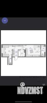 2-к квартира, на длительный срок, 53м2, 20/24 этаж