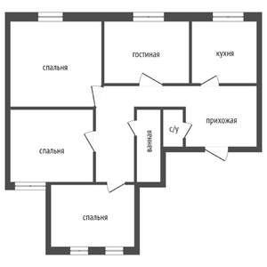 4-к квартира, на длительный срок, 137м2, 8/17 этаж