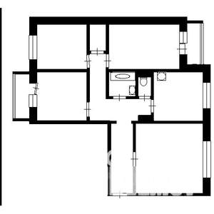 4-к квартира, на длительный срок, 79м2, 2/9 этаж