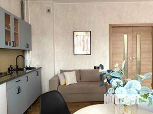 1-к квартира, посуточно, 45м2, 1/1 этаж