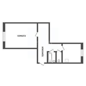 1-к квартира, на длительный срок, 36м2, 4/5 этаж