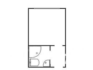 Студия квартира, на длительный срок, 18м2, 3/3 этаж