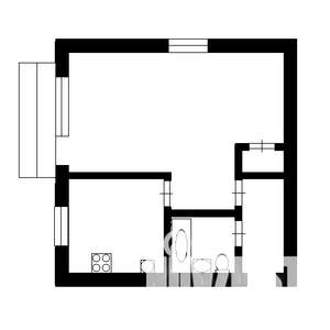 1-к квартира, на длительный срок, 32м2, 3/5 этаж