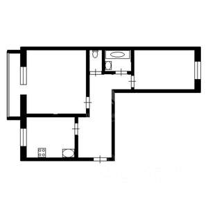 2-к квартира, на длительный срок, 60м2, 6/18 этаж