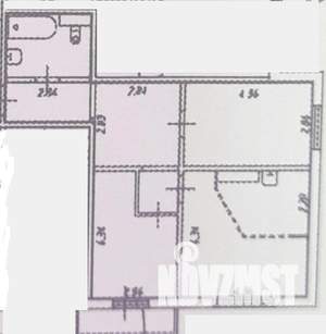 3-к квартира, на длительный срок, 60м2, 8/16 этаж