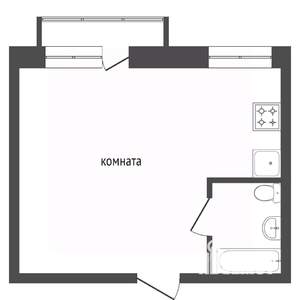 1-к квартира, на длительный срок, 43м2, 8/10 этаж