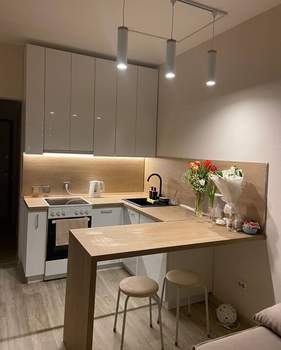 Студия квартира, на длительный срок, 24м2, 6/17 этаж