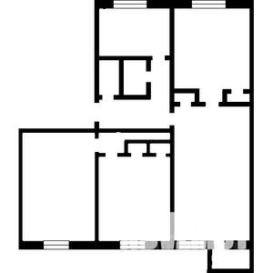 4-к квартира, на длительный срок, 64м2, 2/5 этаж