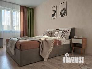 2-к квартира, посуточно, 46м2, 1/17 этаж