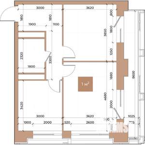 2-к квартира, вторичка, 55м2, 4/24 этаж