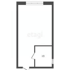 1-к квартира, вторичка, 17м2, 5/5 этаж