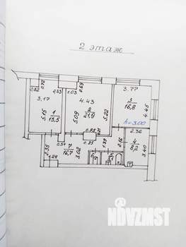 3-к квартира, вторичка, 83м2, 2/4 этаж