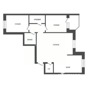 3-к квартира, вторичка, 94м2, 3/10 этаж