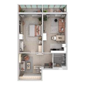 2-к квартира, строящийся дом, 82м2, 2/19 этаж