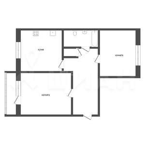 2-к квартира, вторичка, 65м2, 6/18 этаж