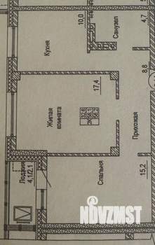 2-к квартира, вторичка, 58м2, 8/19 этаж