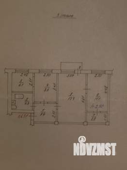 3-к квартира, вторичка, 56м2, 3/5 этаж