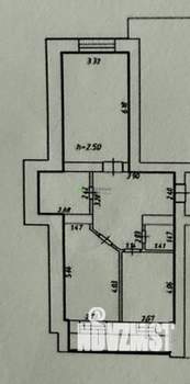 2-к квартира, вторичка, 67м2, 9/17 этаж