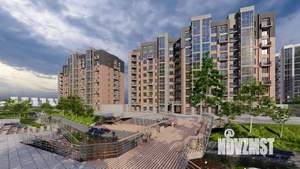 1-к квартира, строящийся дом, 43м2, 9/17 этаж