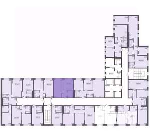 2-к квартира, вторичка, 37м2, 10/17 этаж