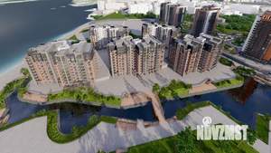 1-к квартира, строящийся дом, 43м2, 9/17 этаж