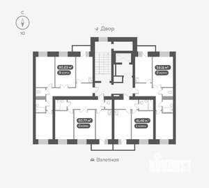 3-к квартира, вторичка, 80м2, 8/16 этаж