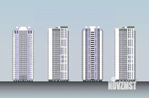2-к квартира, строящийся дом, 46м2, 9/25 этаж