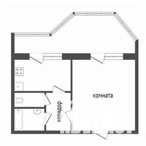 2-к квартира, вторичка, 48м2, 6/14 этаж