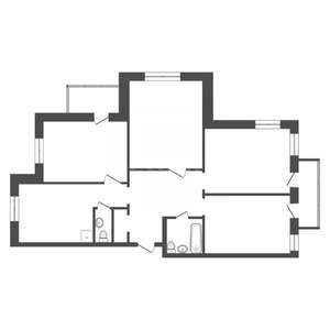 4-к квартира, вторичка, 101м2, 1/3 этаж