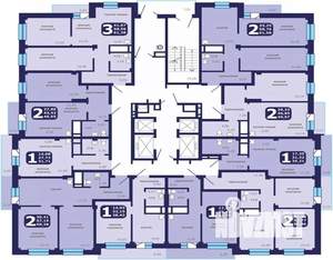 1-к квартира, строящийся дом, 35м2, 2/25 этаж