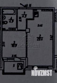 2-к квартира, вторичка, 44м2, 3/19 этаж