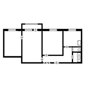 3-к квартира, вторичка, 53м2, 13/17 этаж