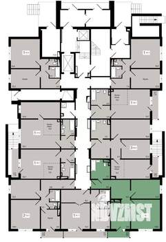 2-к квартира, строящийся дом, 63м2, 10/17 этаж