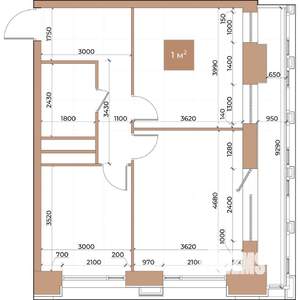 2-к квартира, вторичка, 56м2, 13/24 этаж