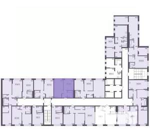 2-к квартира, вторичка, 37м2, 3/17 этаж