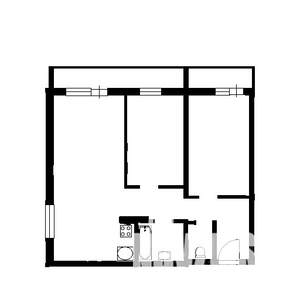 2-к квартира, вторичка, 40м2, 3/9 этаж