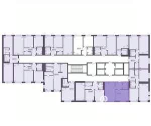 2-к квартира, вторичка, 45м2, 3/17 этаж