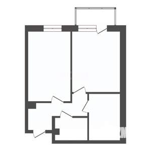 2-к квартира, вторичка, 57м2, 10/16 этаж