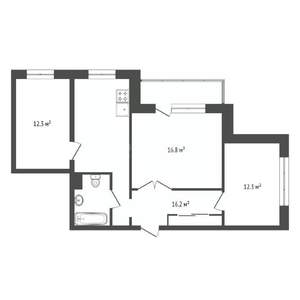 3-к квартира, вторичка, 67м2, 5/10 этаж