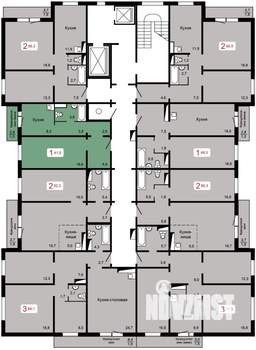 1-к квартира, вторичка, 42м2, 17/17 этаж