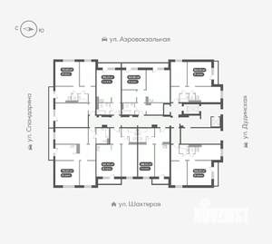 3-к квартира, вторичка, 77м2, 2/17 этаж