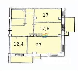 3-к квартира, вторичка, 99м2, 2/20 этаж