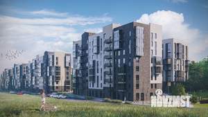 2-к квартира, строящийся дом, 62м2, 4/8 этаж